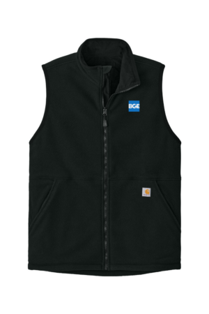 Men's Carhartt Textured Fleece Vest - Image 2